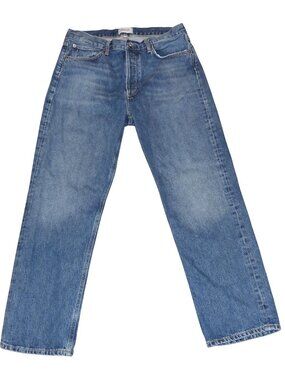 AGOLDE 90's Jean Imagine Mid Rise Straight Parker Button Fly Women's Size 30